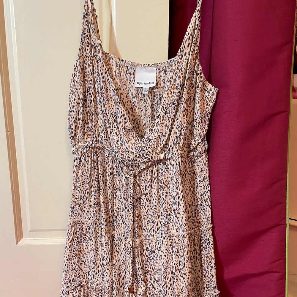 Cheetah patterned dress